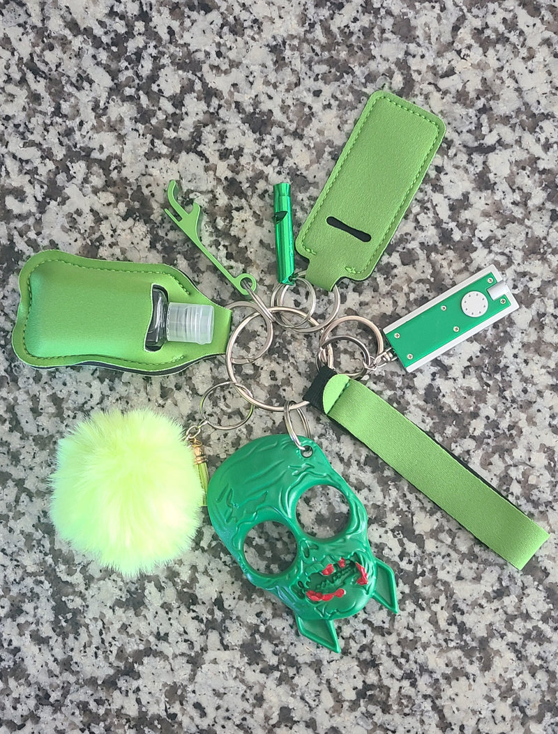 Nice Girls Keychain - Green