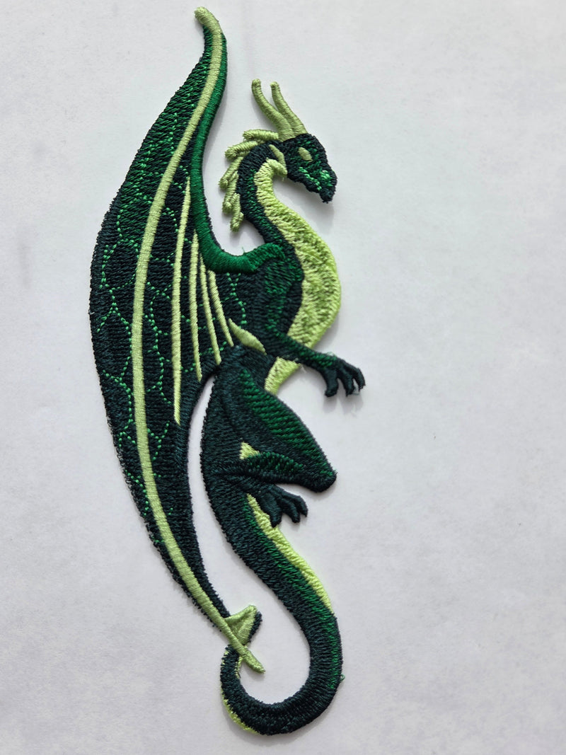 Embroidered Bookmark - Dragon
