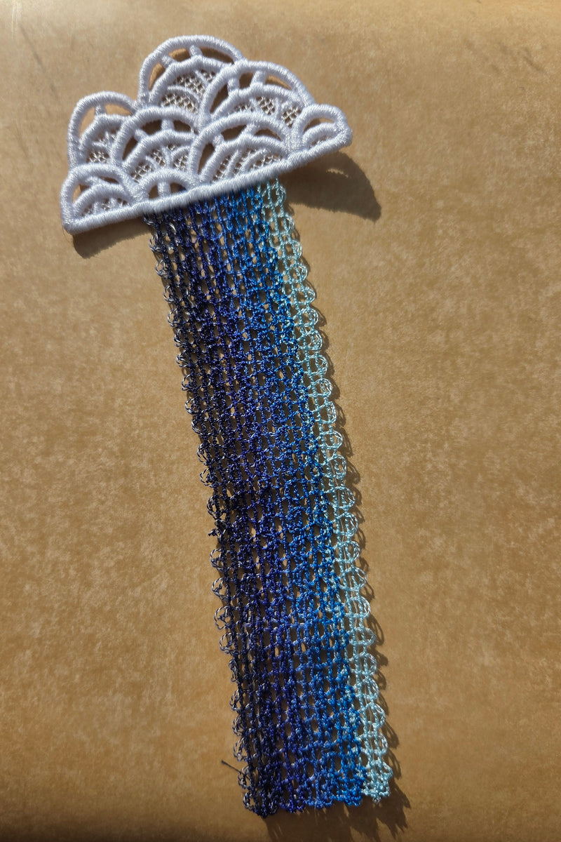 Embroidered Bookmark - Rainbow
