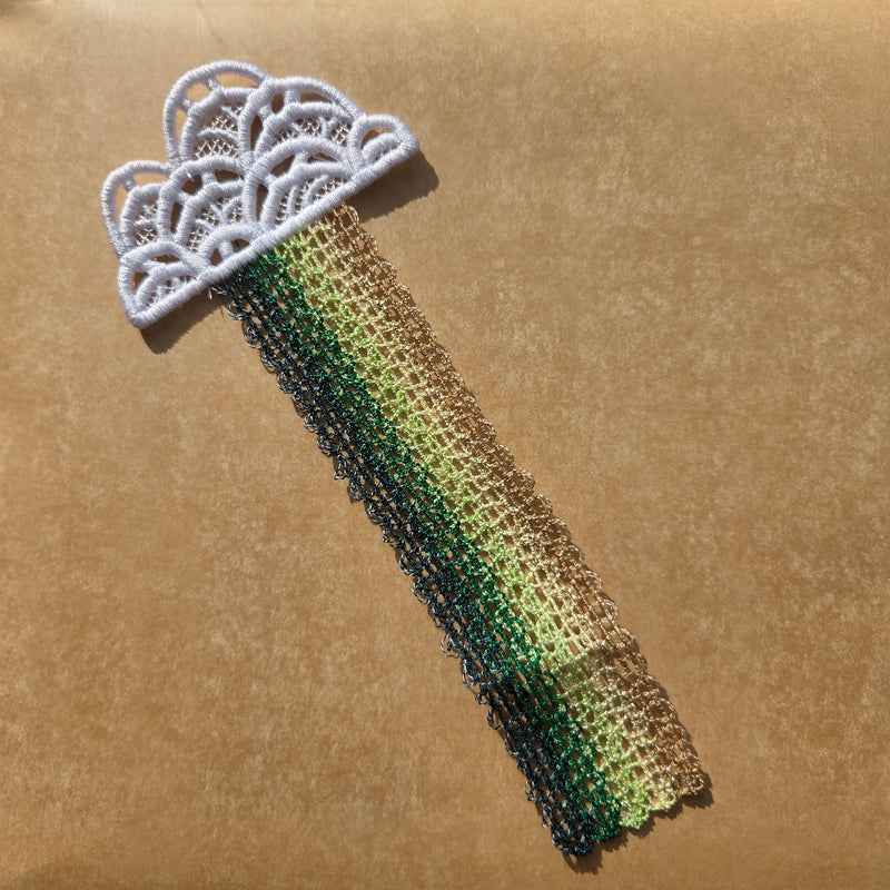 Embroidered Bookmark - Rainbow