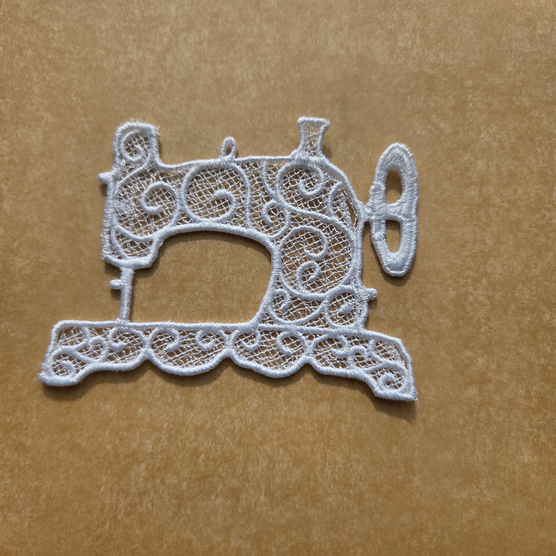 Embroidered Bookmark - Sewing Machine