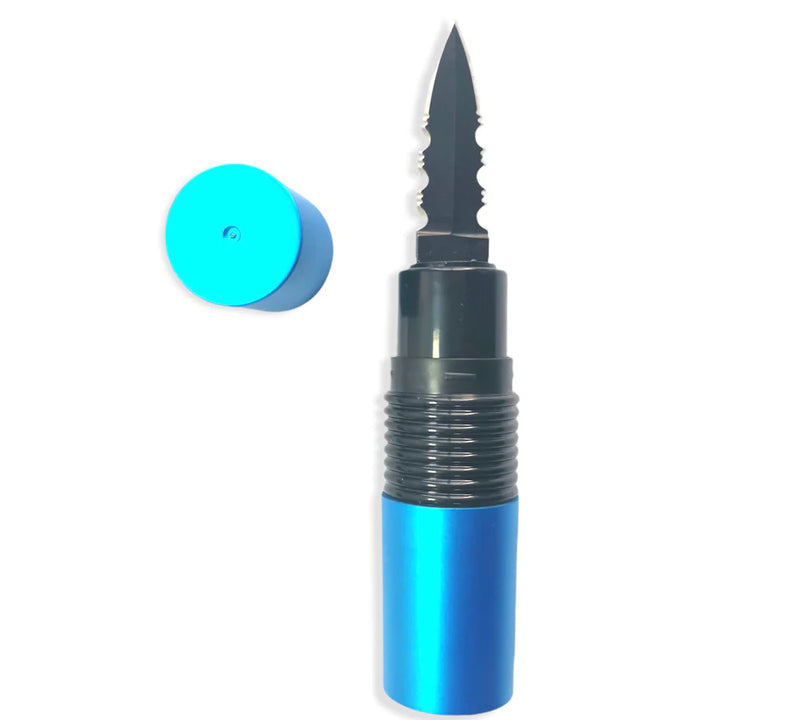 4.5 Inch Pucker-Up Lipstick Knife - Blue