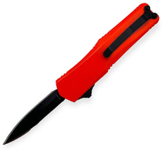 OTF Automatic Knife Drop Point - Orange
